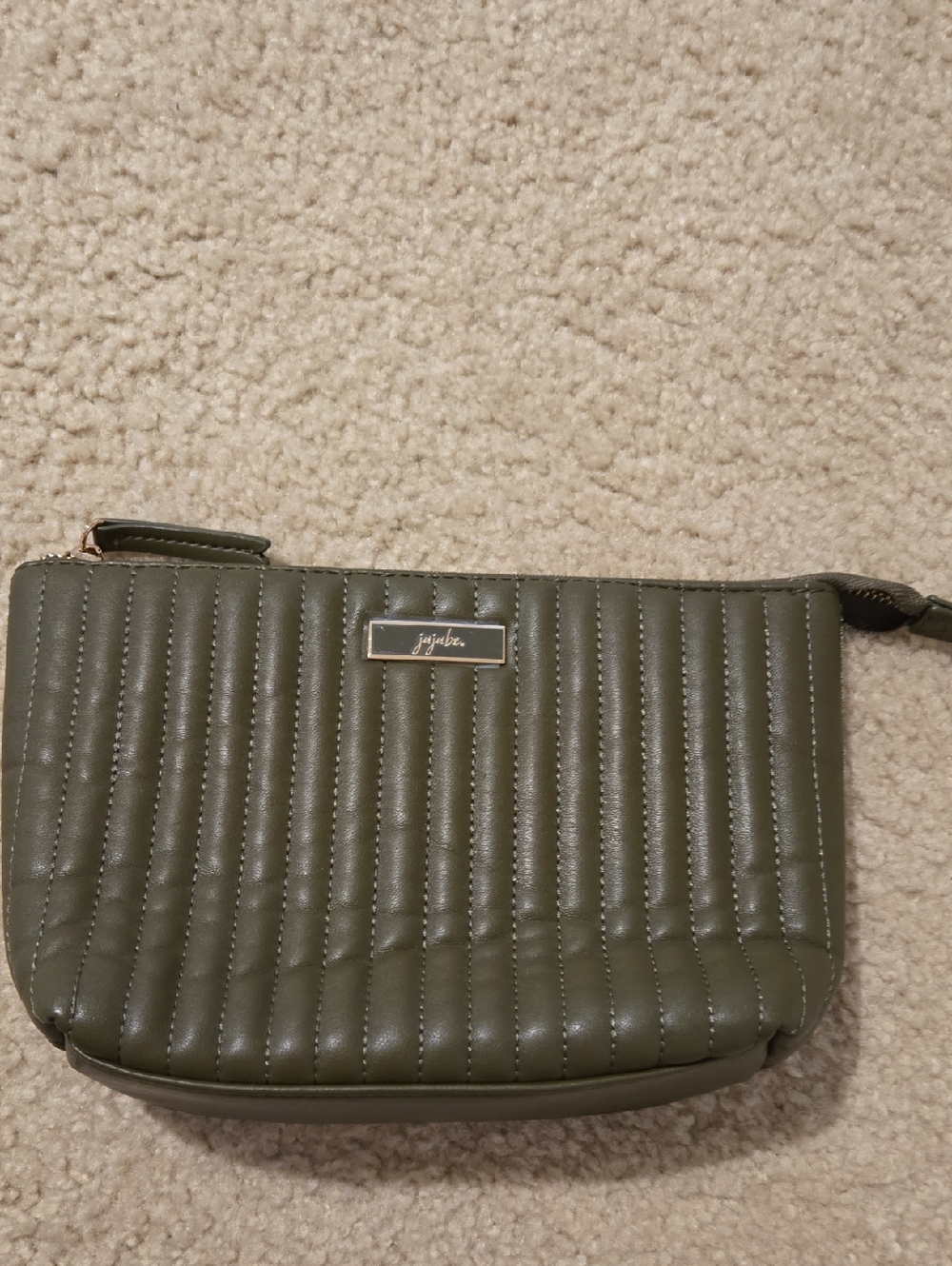 Ju-Ju-Be Olive Quilted Baglet